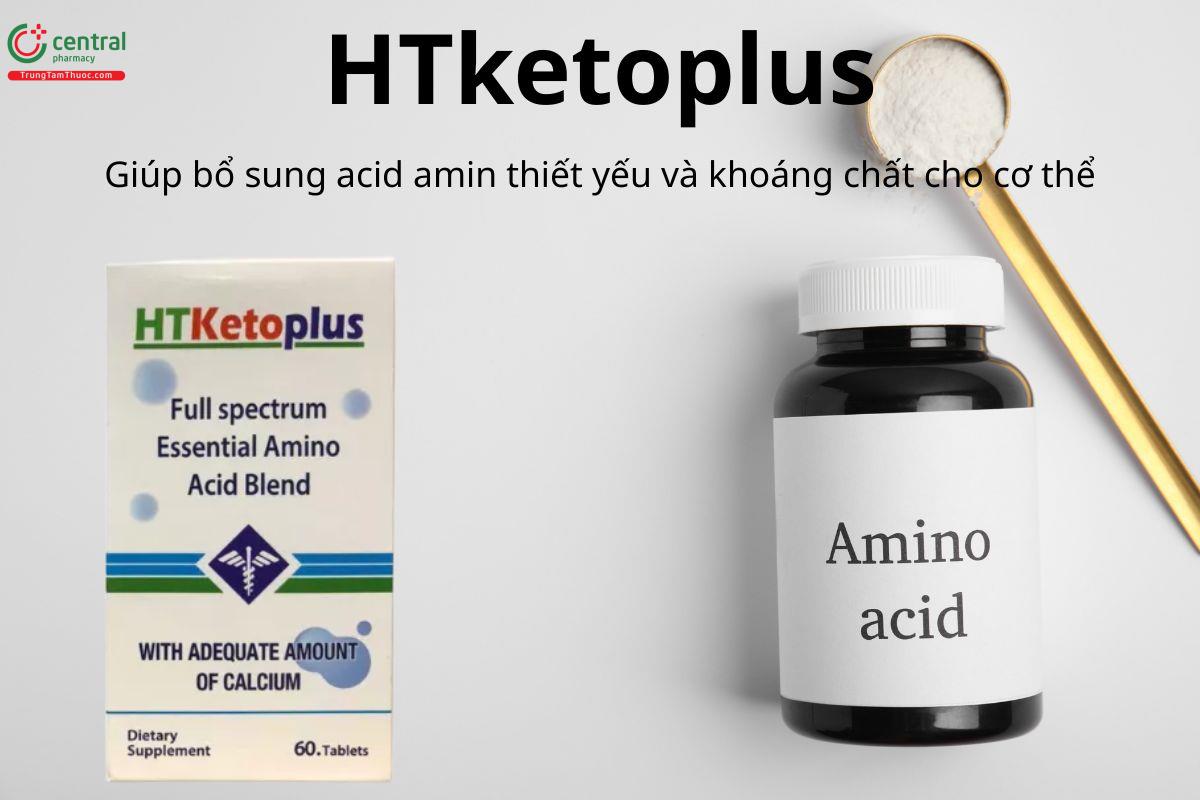 HTketoplus giúp bổ sung acid amin thiết yếu và khoáng chất