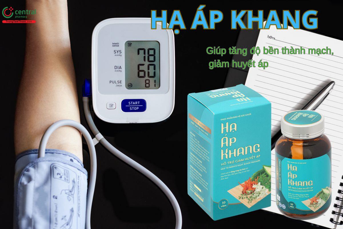 Viên uống Hạ Áp Khang giúp giảm huyết áp