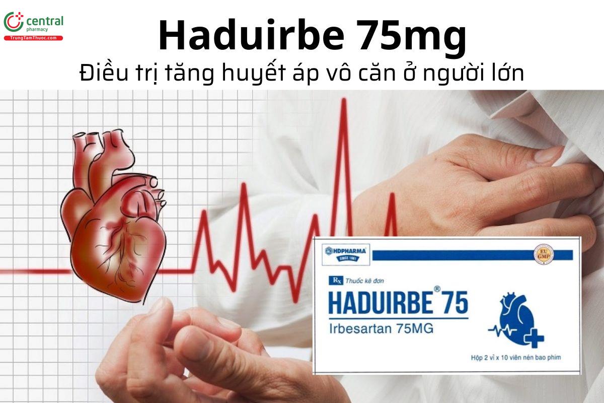  Thuốc Haduirbe 75mg - Điều trị tăng huyết áp vô căn ở người lớn