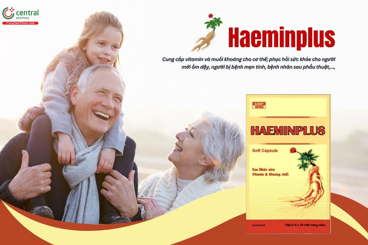 Thuốc Haeminplus Hataphar tăng cường và phục hồi sức khỏe 