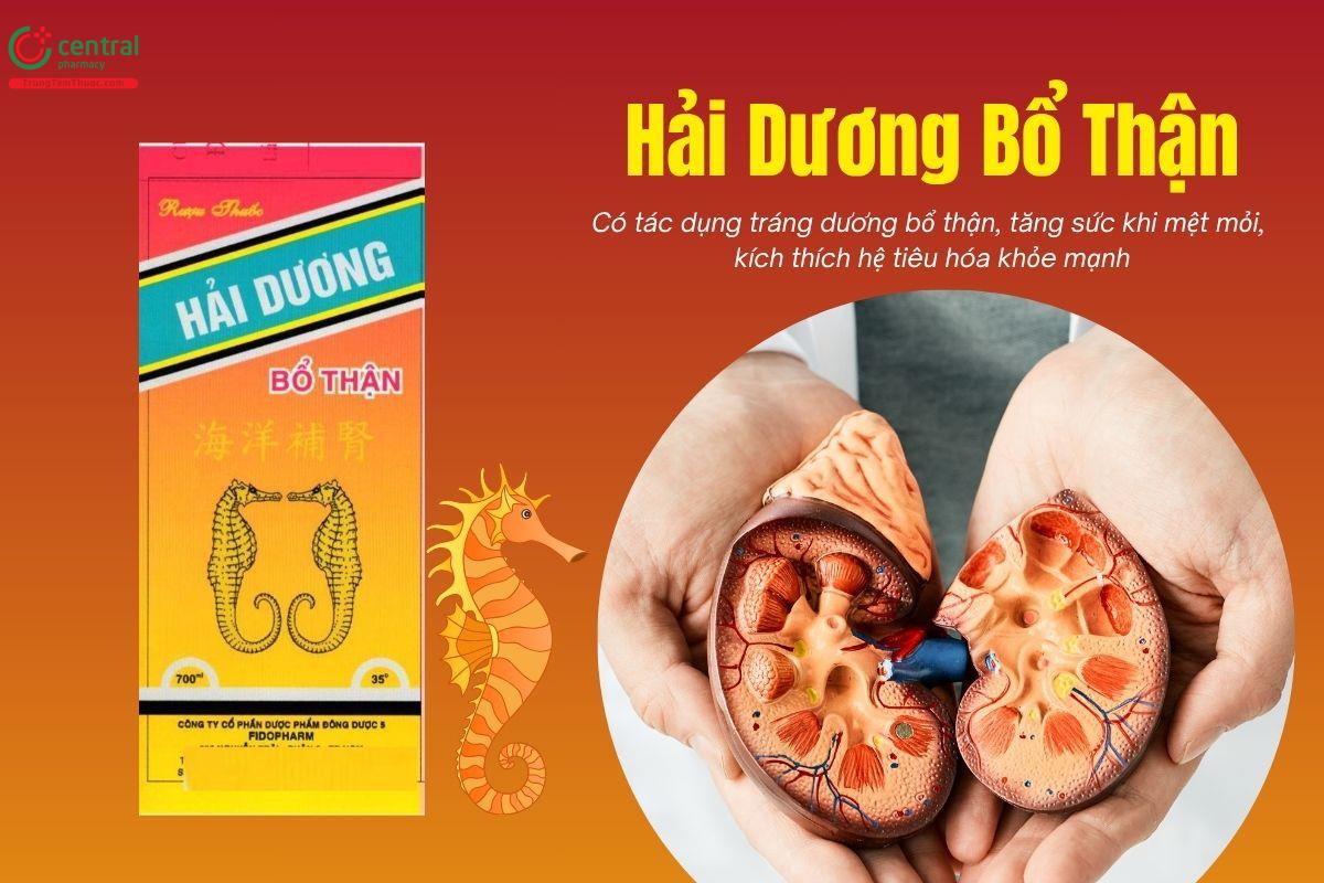 Thuốc Hải Dương Bổ Thận tráng dương bổ thận, kích thích tiêu hóa khỏe