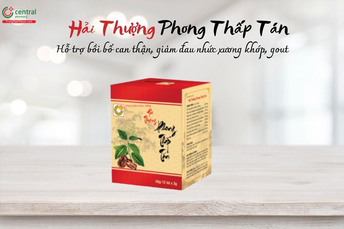 Hải Thượng Phong Thấp Tán hỗ trợ bồi bổ can thận, giảm đau nhức xương khớp, gout