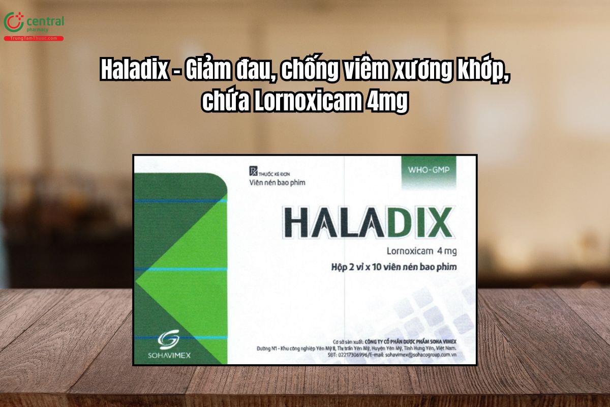 Thuốc Haladix 4mg – Giảm đau, chống viêm xương khớp