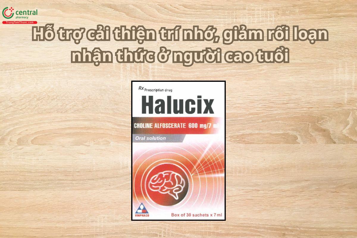 Thuốc Halucix cải thiện trí nhớ, giảm rối loạn nhận thức ở người cao tuổi