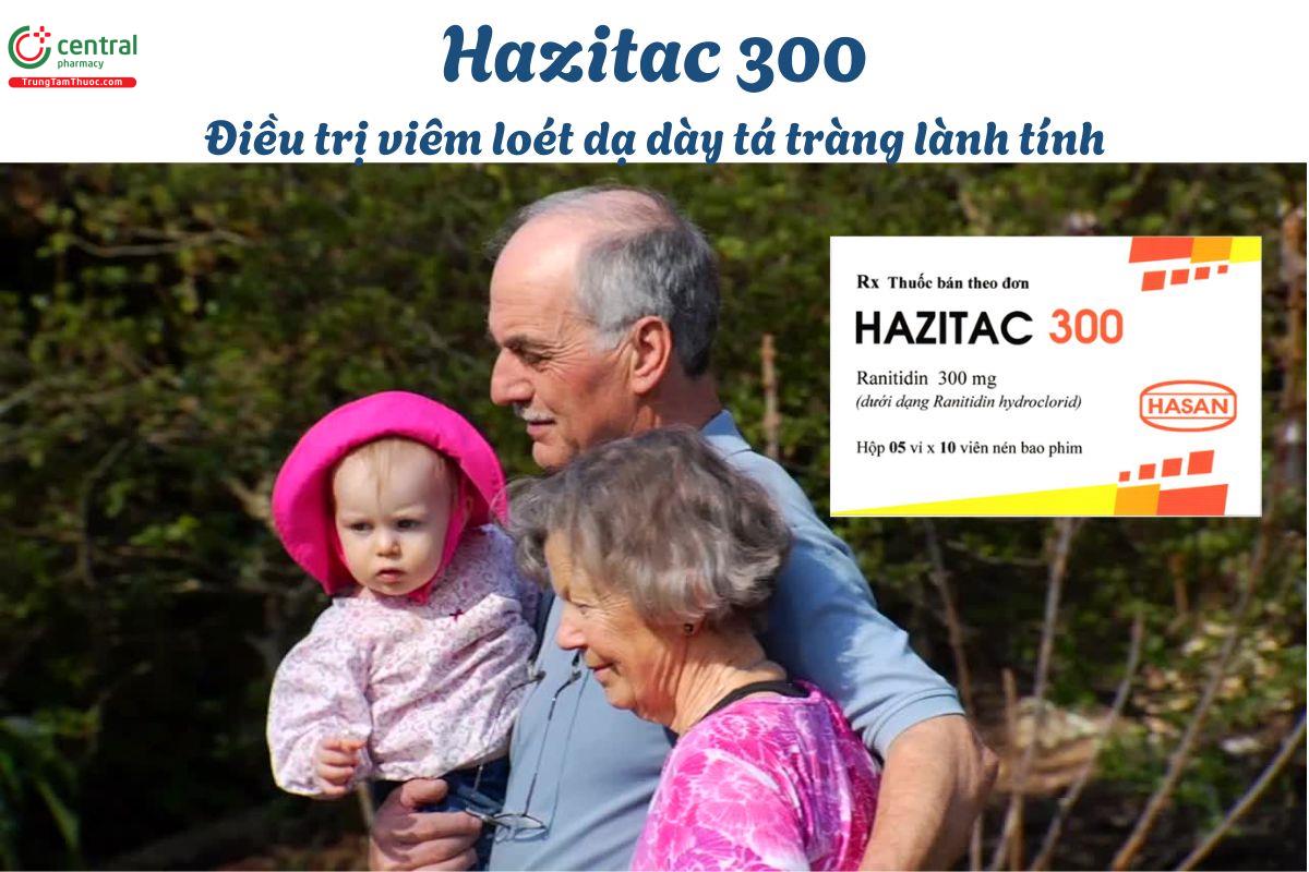 Thuốc Hazitac 300 - Điều trị loét dạ dày, tá tràng, kể cả do NSAID