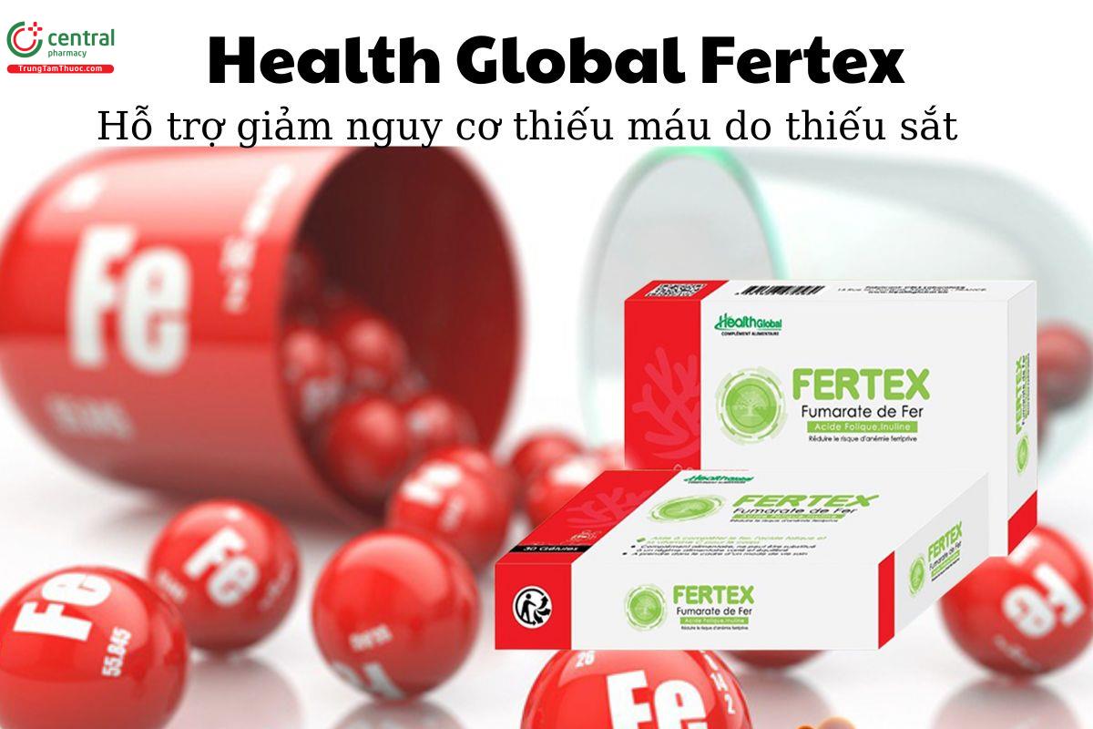 Health Global Fertex - Hỗ trợ giảm nguy cơ thiếu máu do thiếu sắt