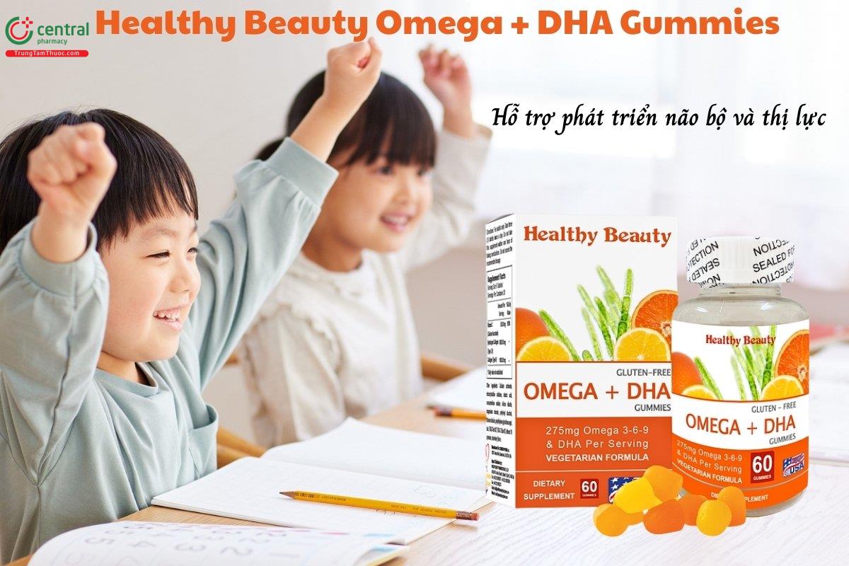 Healthy Beauty Omega + DHA hỗ trợ phát triển não bộ và thị lực