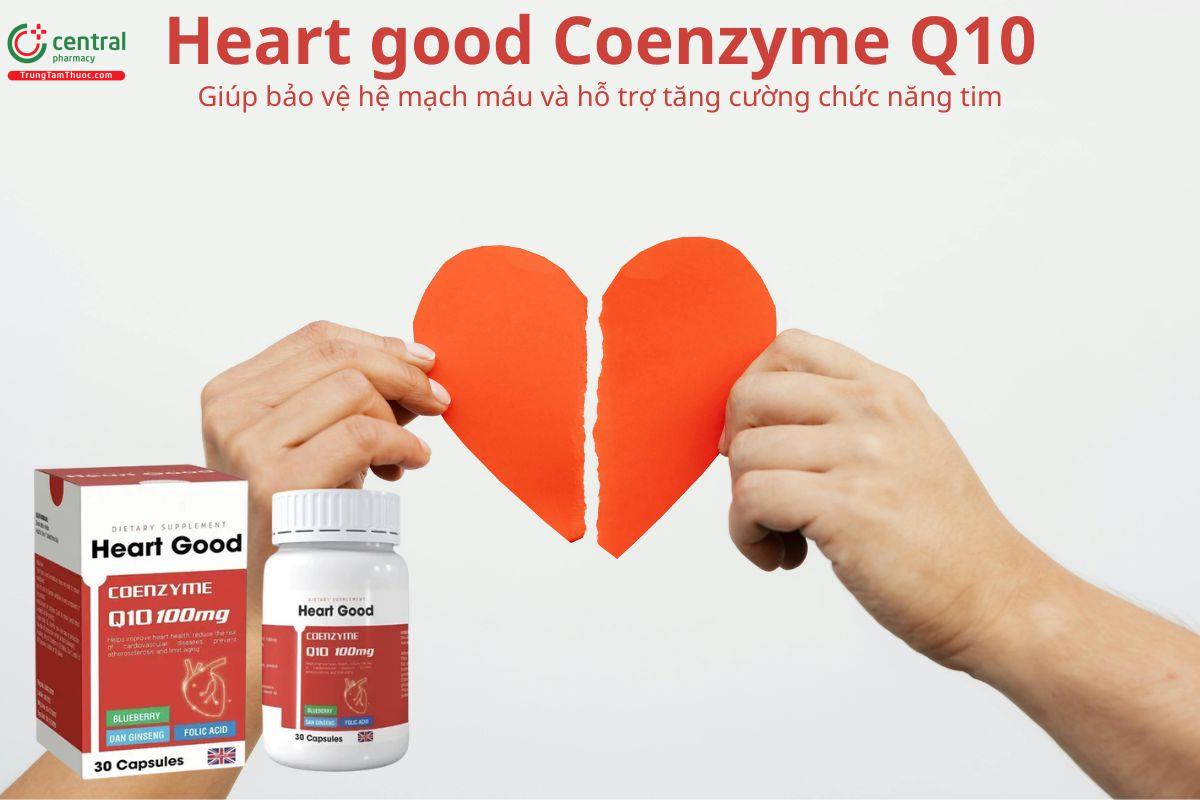 Heart good Coenzyme Q10 hỗ trợ bảo vệ hệ mạch máu và tăng sức khoẻ tim mạch