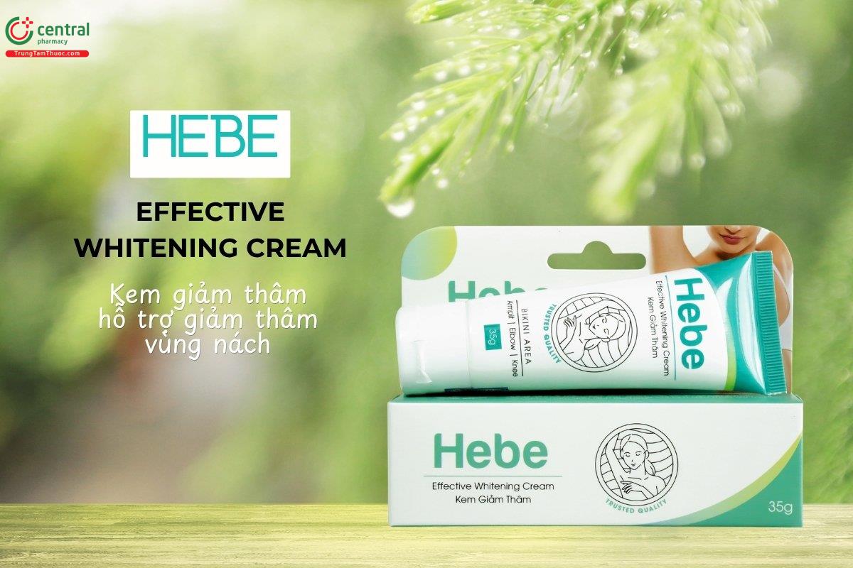 Kem giảm thâm Hebe giúp cải thiện sắc tố da, làm sáng và làm đều màu da