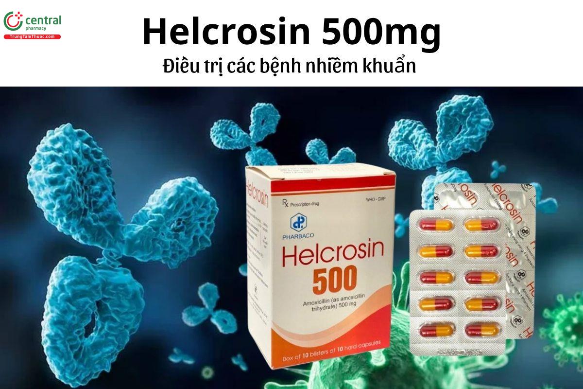 Thuốc Helcrosin 500mg - Điều trị các bệnh nhiễm khuẩn 