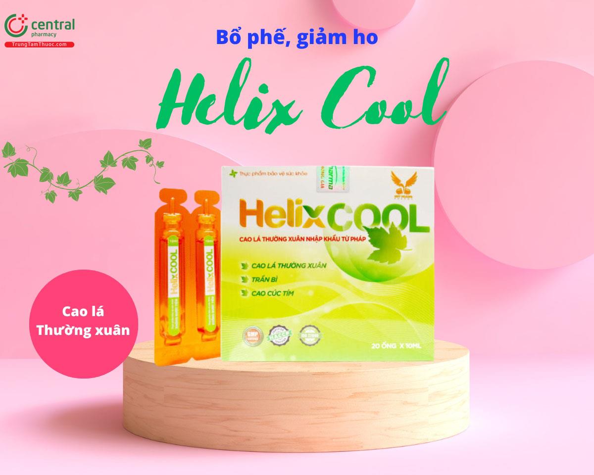 Helix Cool - Bổ phế, giảm khàn tiếng, chảy nước mũi hiệu quả