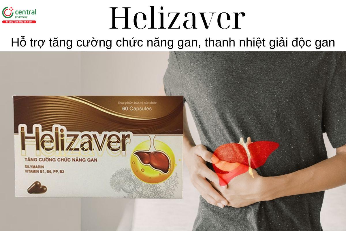 Helizaver - Hỗ trợ tăng cường chức năng gan, thanh nhiệt giải độc gan