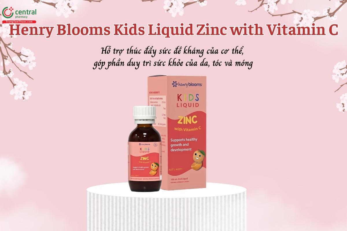 Henry Blooms Kids Liquid Zinc with Vitamin C 