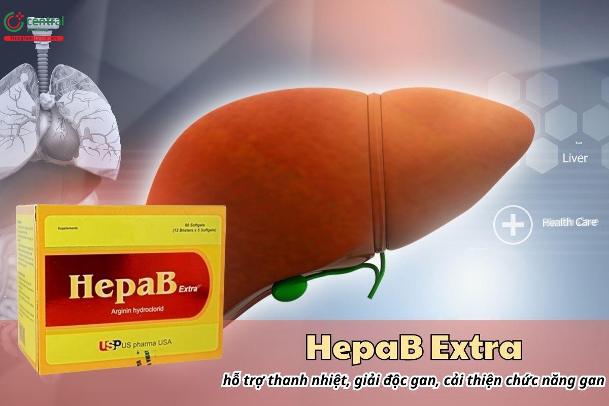 HepaB Extra hỗ trợ thanh nhiệt, giải độc gan, cải thiện chức năng gan