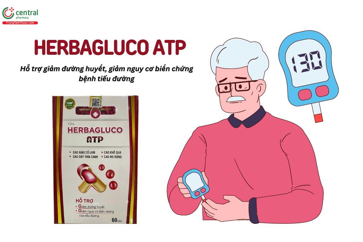 Herbagluco ATP kiểm soát đường huyết, giảm biến chứng tiểu đường