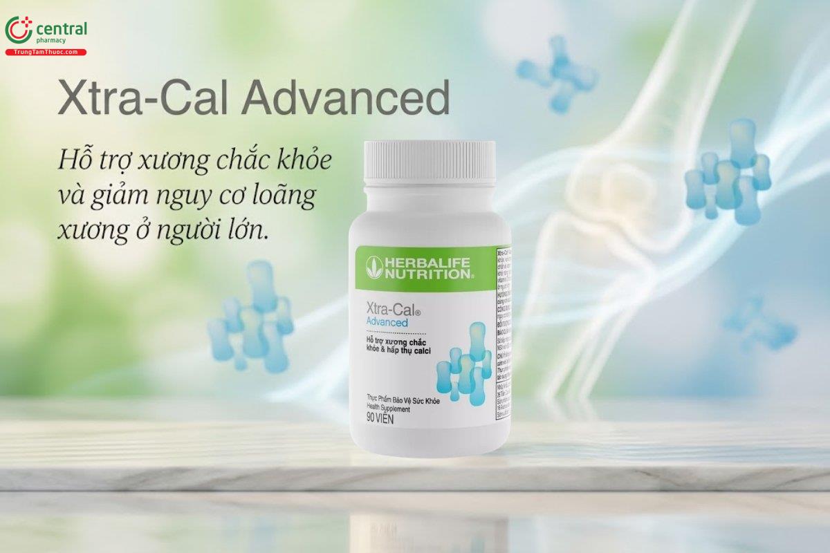 Herbalife Xtra-Cal Advanced hỗ trợ duy trì hệ xương vững chắc