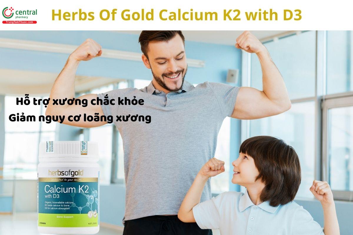 Herbs Of Gold Calcium K2 with D3