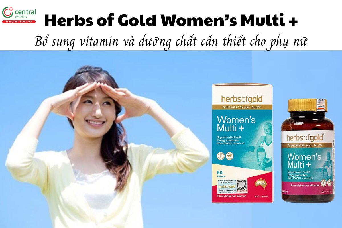 Herbs of Gold Women’s Multi + bổ sung vitamin và dưỡng chất cho phụ nữ
