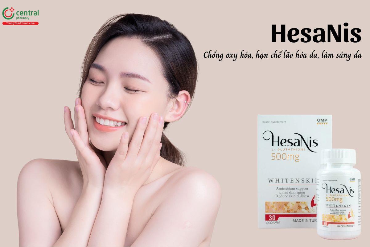 HesaNis - Chống oxy hóa, hạn chế lão hóa da, làm sáng da