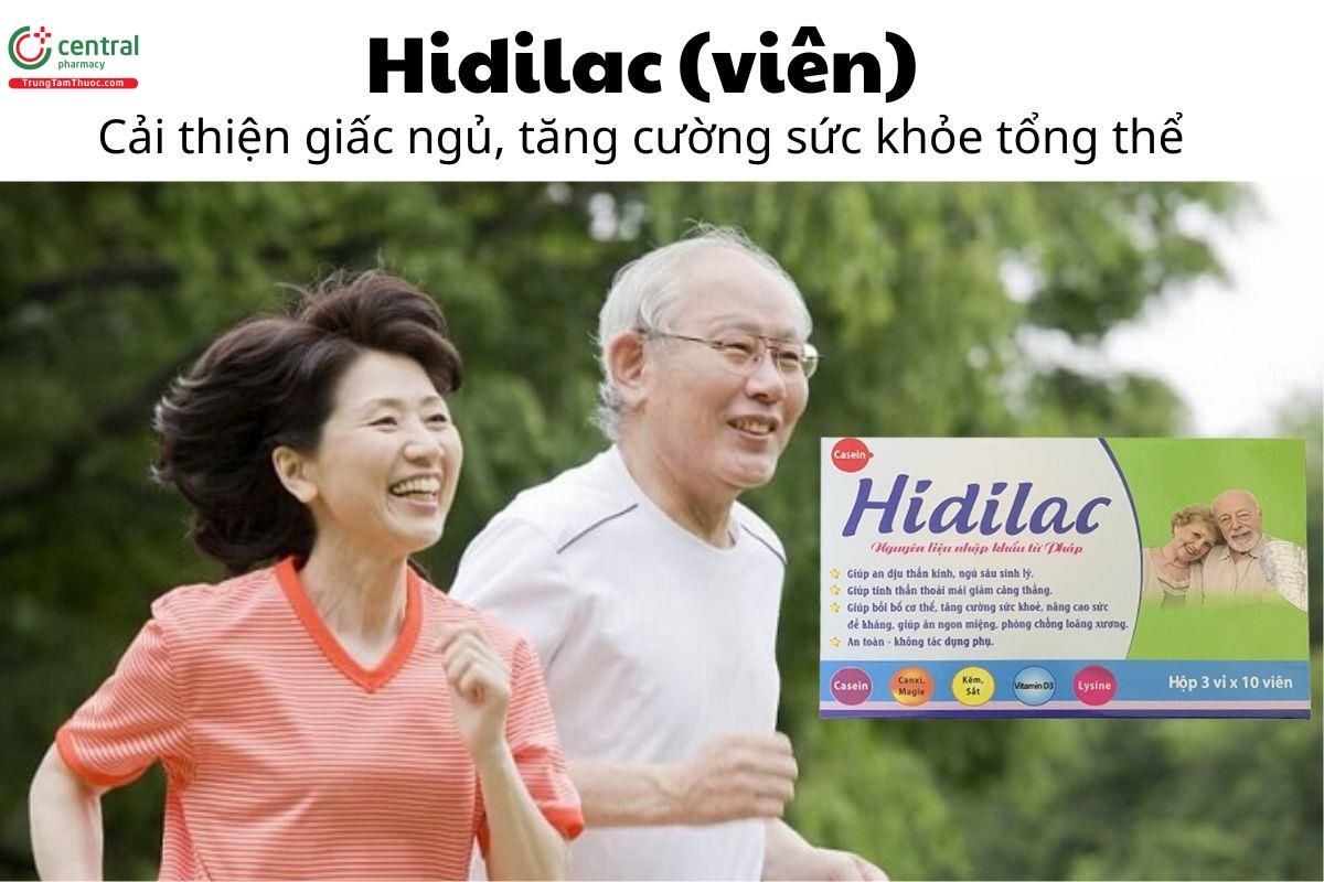 Hidilac (viên) - Cải thiện giấc ngủ, tăng cường sức khỏe tổng thể