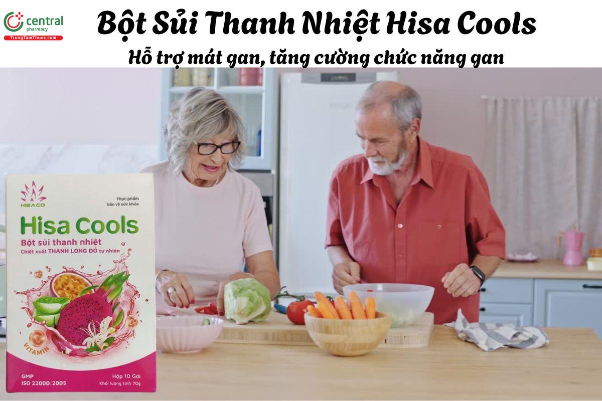 Bột Sủi Thanh Nhiệt Hisa Cools - Giúp mát gan, thanh nhiệt cơ thể