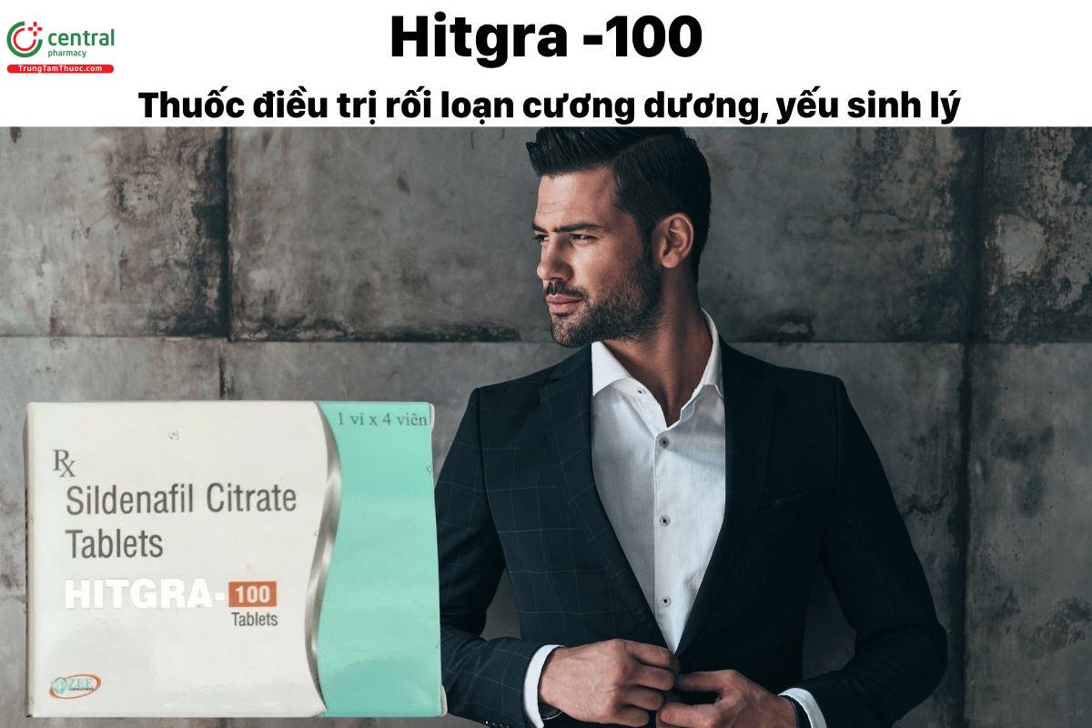 Thuốc Hitgra-100 - Điều trị rối loạn cương dương, yếu sinh lý