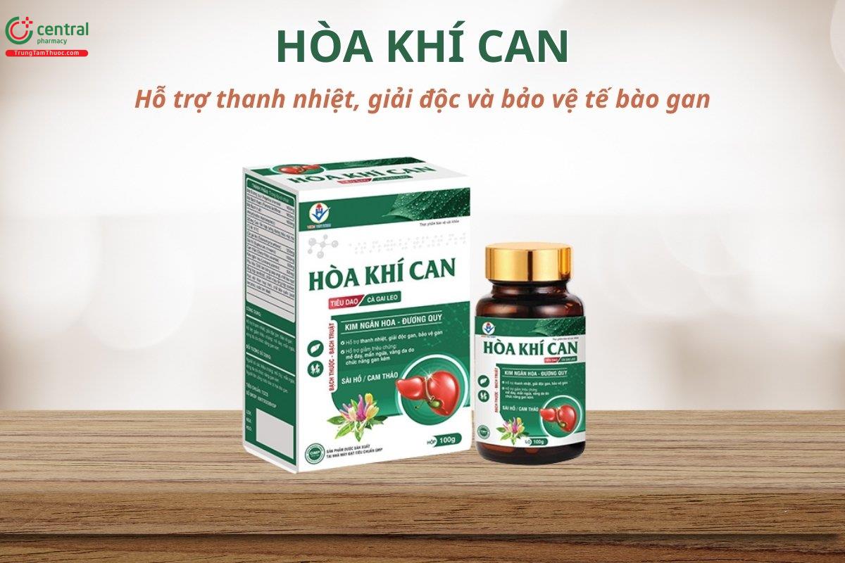 Hòa Khí Can hỗ trợ thanh nhiệt, giải độc và bảo vệ tế bào gan, cải thiện mẩn ngứa, mề đay, vàng da do suy giảm chức năng gan và hỗ trợ tăng cường chức năng gan