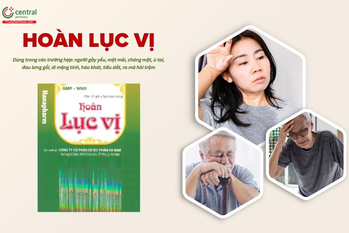 Thuốc Hoàn lục vị Hà Nam tăng cường sức khỏe, trị đau lưng, tiểu dắt