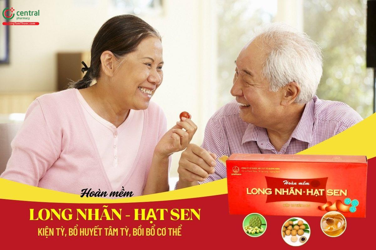 Thuốc Hoàn mềm long nhãn hạt sen có tác dụng kiện tỳ, bổ huyết tâm tỳ, bồi bổ cơ thể