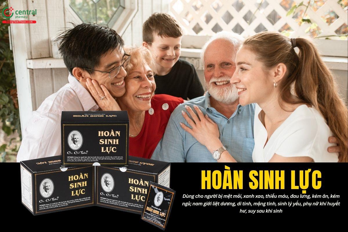 Thuốc Hoàn sinh lực tăng cường sức khỏe, tăng cường sinh lý cho nam và nữ