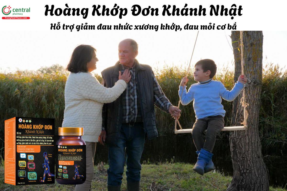 Hoàng Khớp Đơn Khánh Nhật (Lọ) - Cải thiện sức khỏe xương khớp