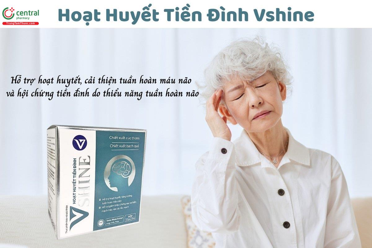 Hoạt Huyết Tiền Đình Vshine 