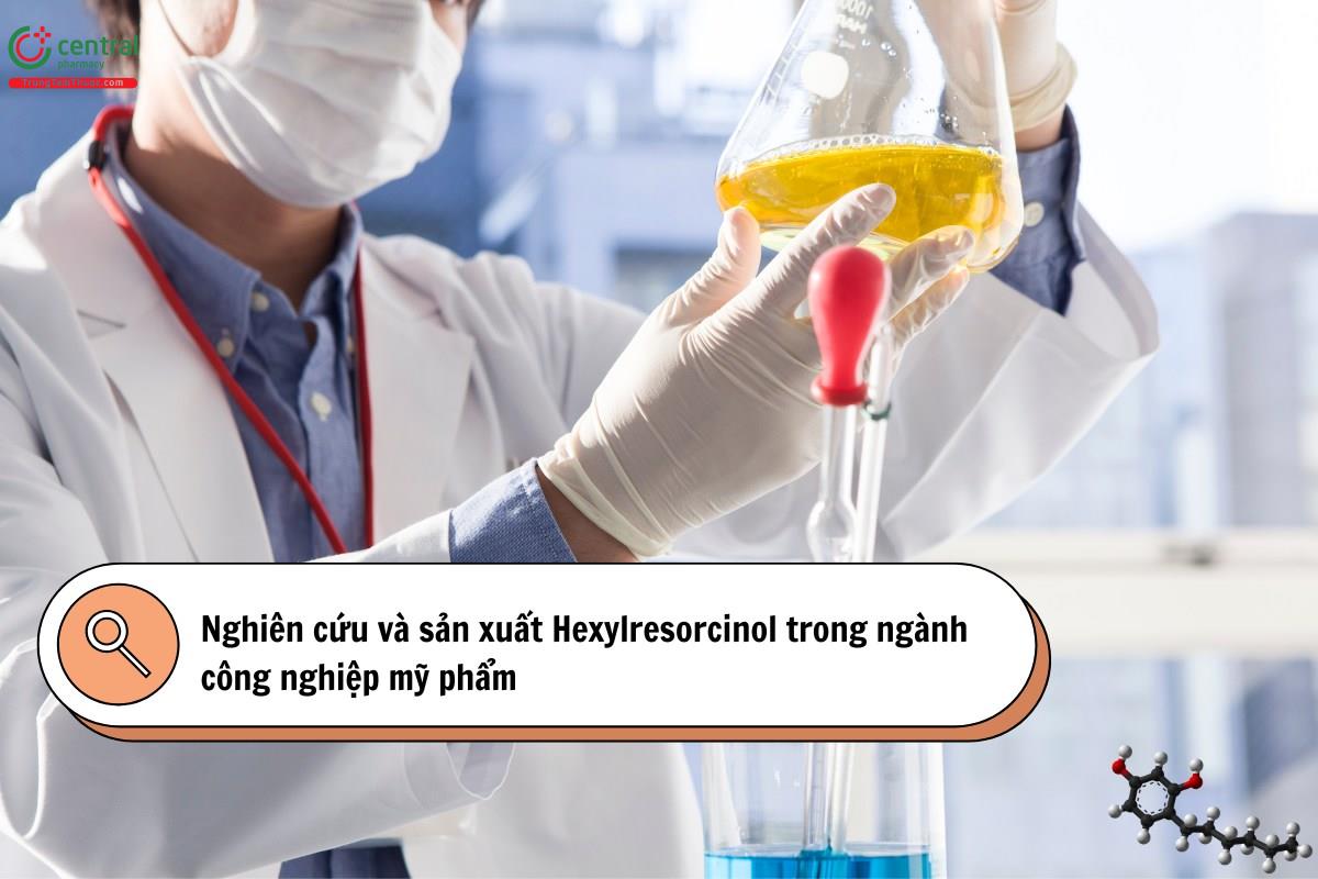 Hexylresorcinol trong nghiên cứu và sản xuất mỹ phẩm