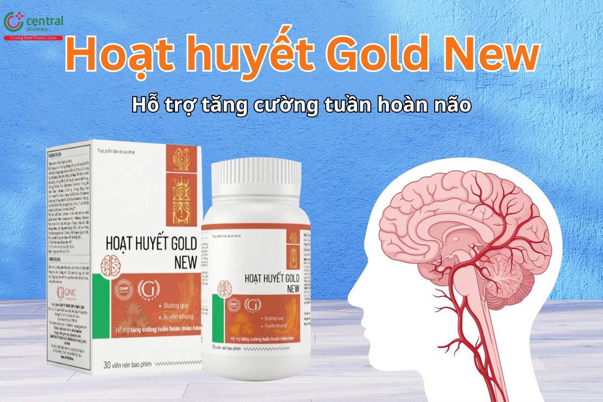 Hoạt Huyết Gold New hỗ trợ tăng cường tuần hoàn não