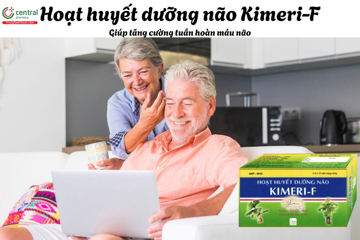 Thuốc Hoạt huyết dưỡng não Kimeri-F - Điều trị suy giảm trí nhớ