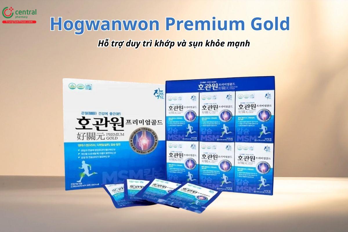 Hogwanwon Premium Gold hỗ trợ duy trì khớp và sụn khỏe mạnh