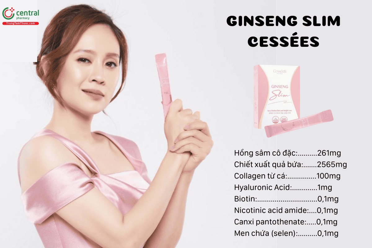 Hồng sâm giảm cân Ginseng Slim Cessées​