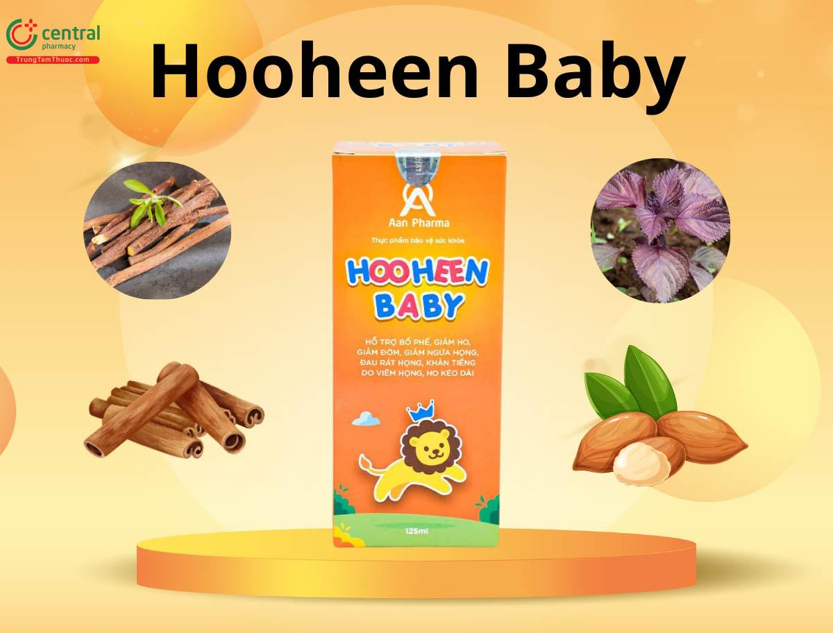 Siro Hooheen Baby - Bổ phế, giảm ngứa rát họng, mất tiếng, giảm đờm