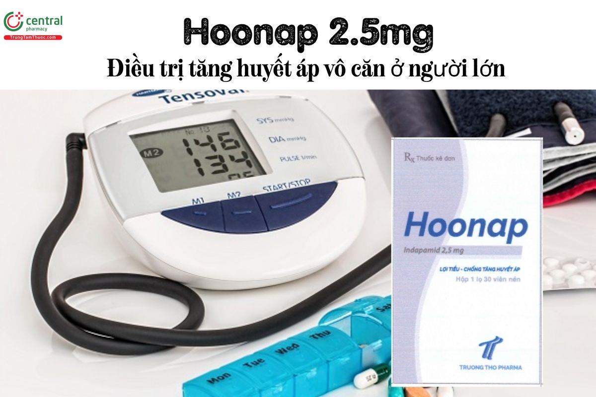 Thuốc Hoonap 2.5mg - Điều trị tăng huyết áp vô căn ở người lớn