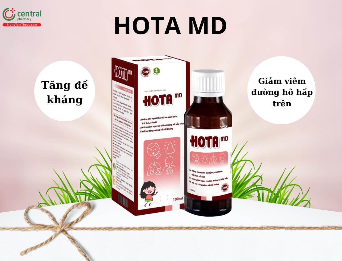 Siro Hota MD - Tăng cường miễn dịch, ngừa viêm đường hô hấp trên