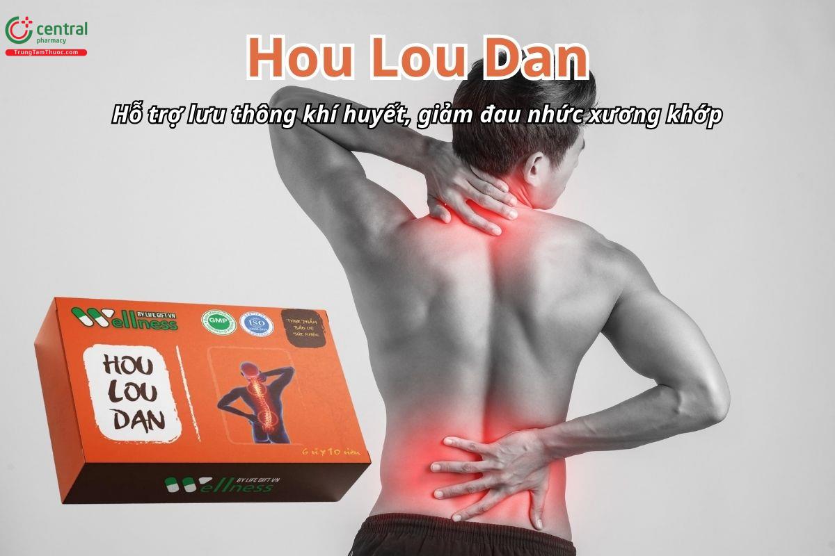 Hou Lou Dan hỗ trợ lưu thông khí huyết, giảm đau nhức xương khớp