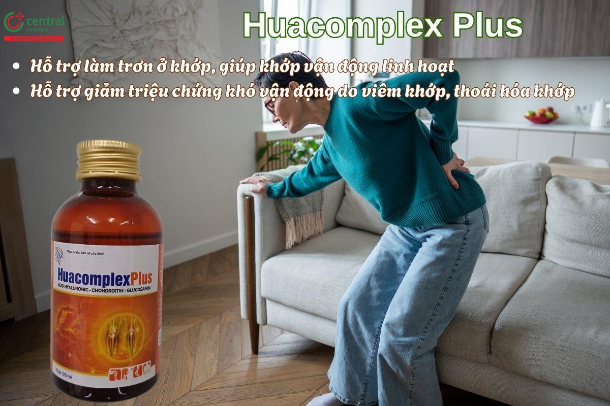 Huacomplex Plus có công dụng giúp khớp vận động linh hoạt
