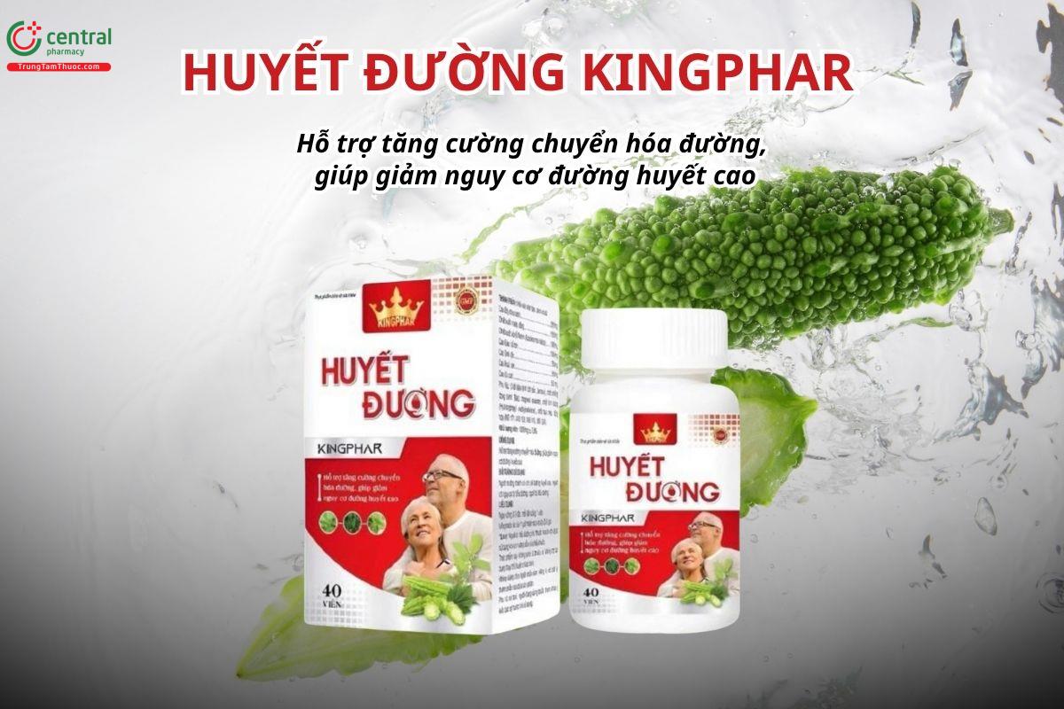Huyết Đường Kingphar hỗ trợ tăng cường chuyển hóa đường và giảm nguy cơ tăng đường huyết