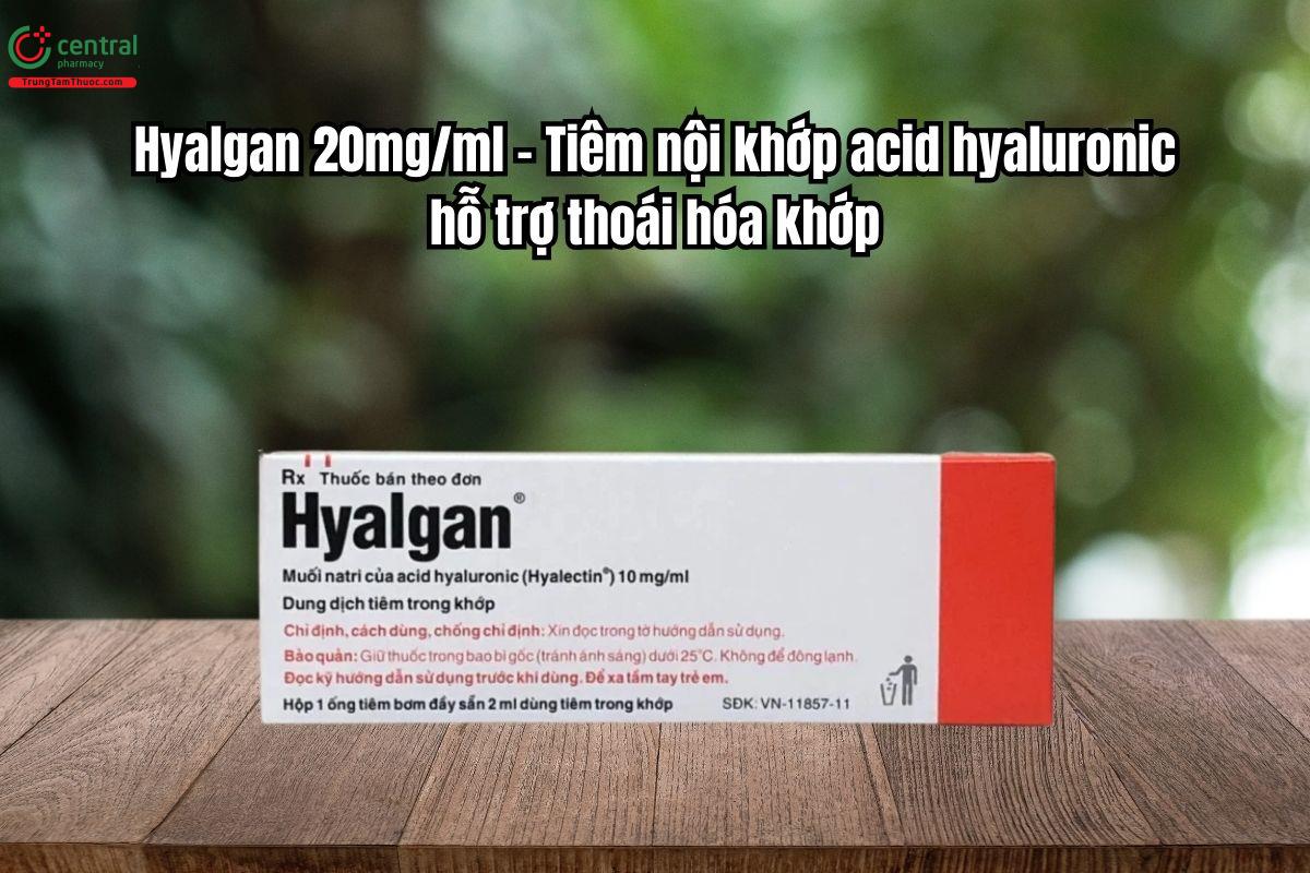 Thuốc Hyalgan 20mg/ml – acid hyaluronic hỗ trợ thoái hóa khớp