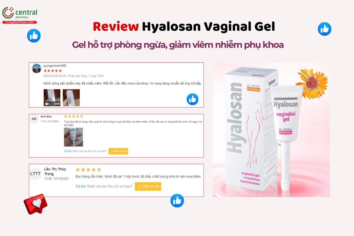 Review sản phẩm Hyalosan Vaginal Gel dùng có tốt không?