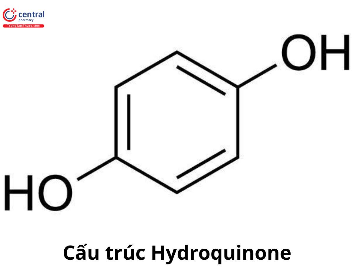 Công thức cấu tạo Hydroquinone