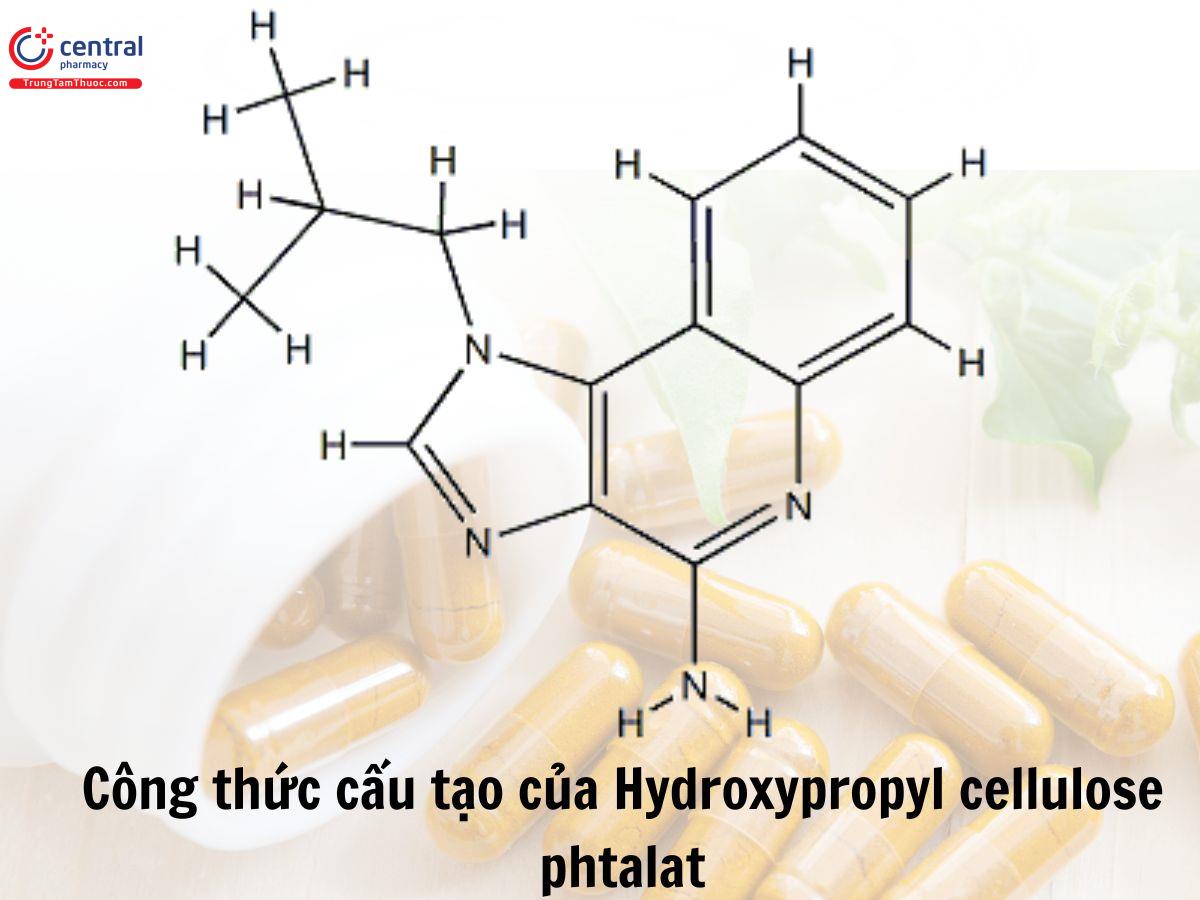 Công thức cấu tạo của Hydroxypropyl methylcellulose phtalat