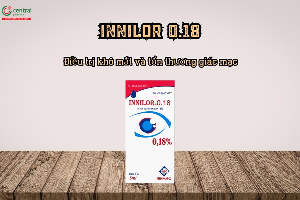 Điều trị khô mắt và tổn thương giác mạc với thuốc INNILOR 0.18