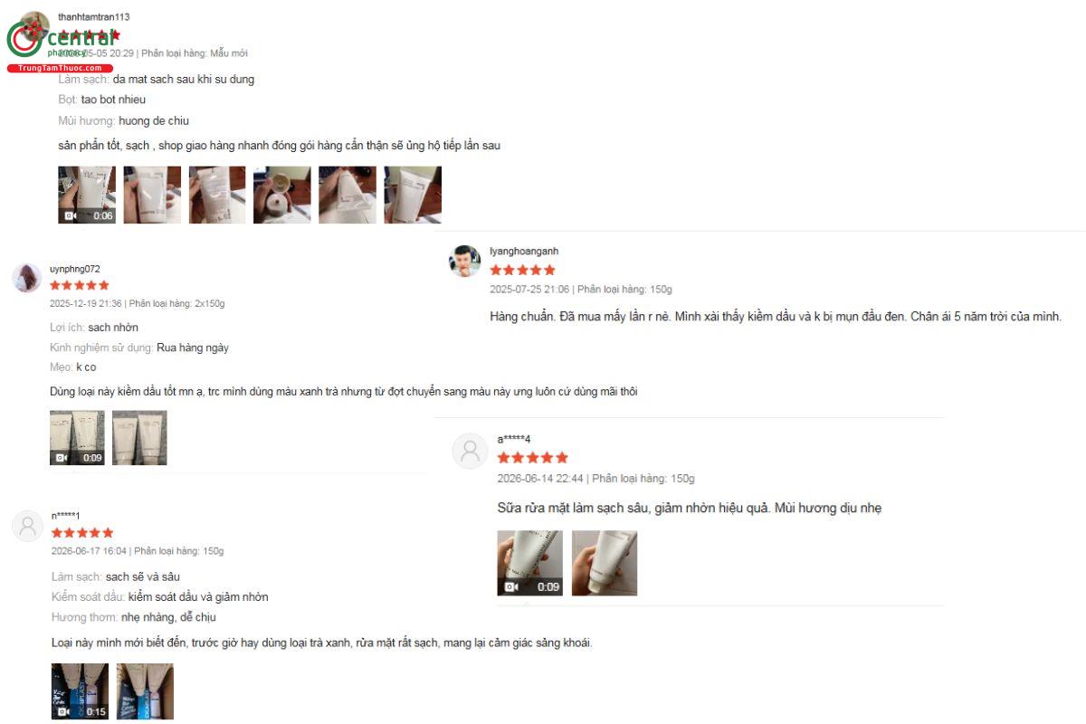 Review Sữa rửa mặt Innisfree tro núi lửa