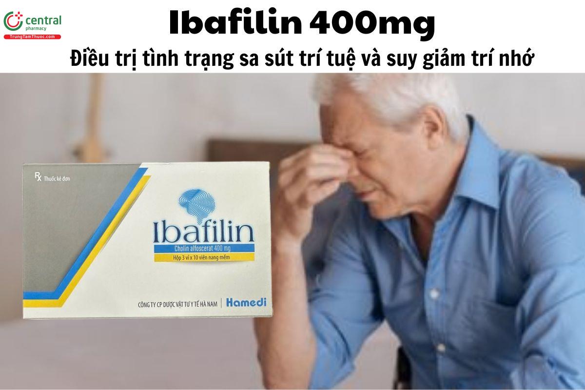 Thuốc Ibafilin 400mg - điều trị tình trạng sa sút trí tuệ và suy giảm trí nhớ